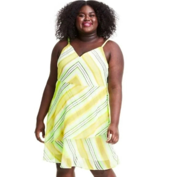 CHRISTOPHER JOHN ROGERS FOR TARGET Tiered Mini Dress NWT - Picture 4 of 5